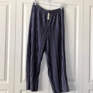 Madewell Pleated Velvet Pull on Pant NWT